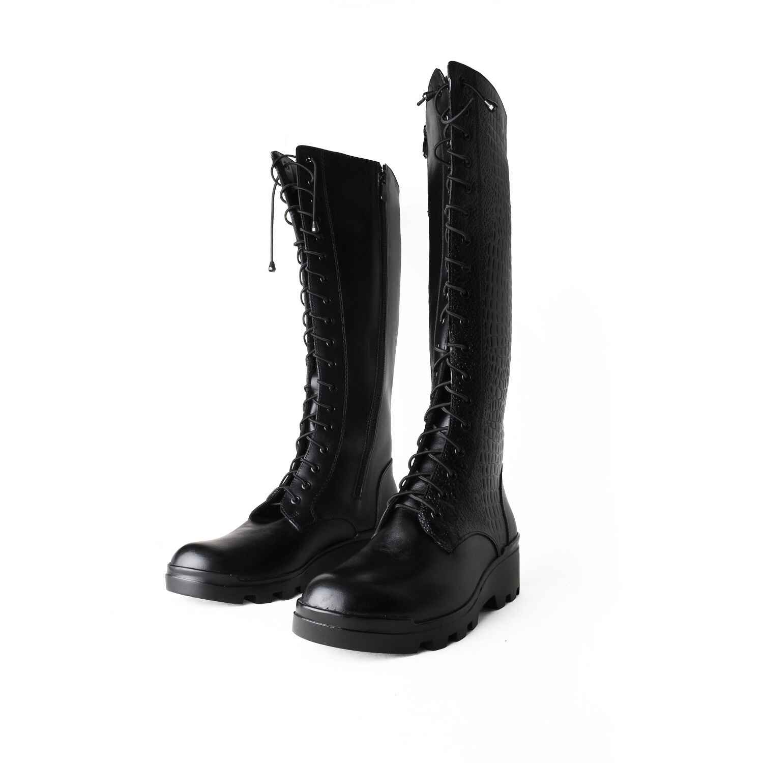 چکمه چرم زنانه