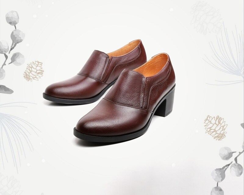 کفش چرم زنانه مدل انیس