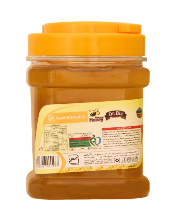600 عسل ۹۰۰ گرمی استاندارد دکتر بیز