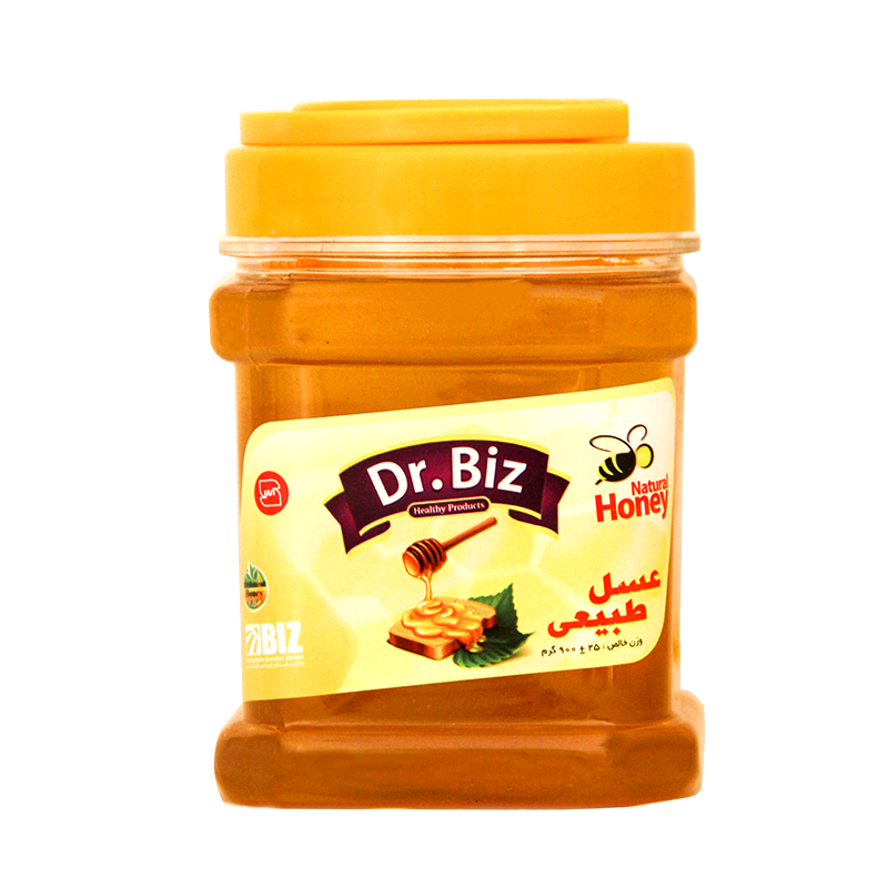 عسل استاندارد ۹۰۰ گرمی Dr.BIZ - طبیعی و با ساکاروز کمتر از ۵٪