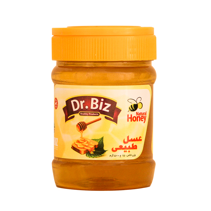 عسل استاندارد ۵۰۰ گرمی Dr.BIZ با کیفیت ممتاز