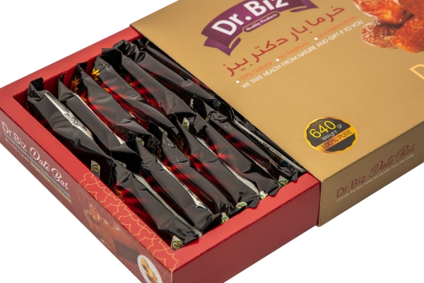 خرما بار زنجبیلی Dr.BIZ بسته ۳۲ عددی خرما بار زنجبیلی Dr.BIZ — میان وعده سالم و بدون شکر