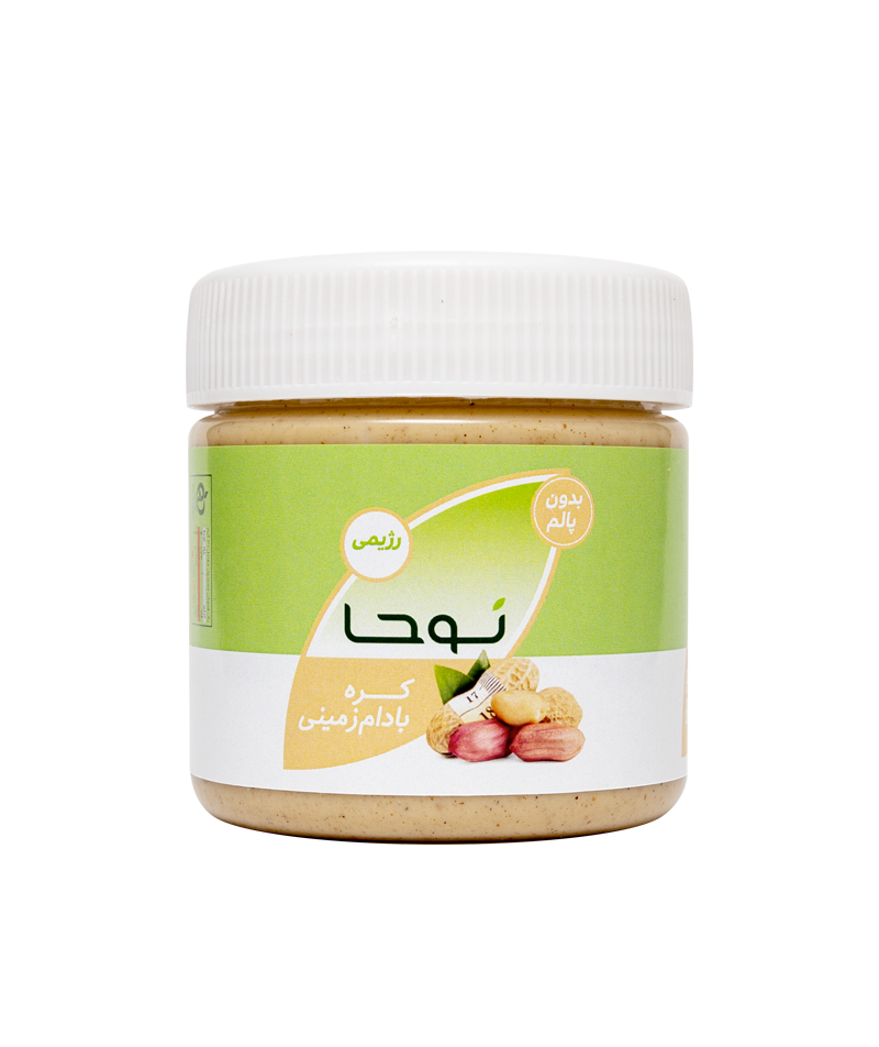 کره بادام زمینی رژیمی نوحا ۲۵۰ گرمی بدون شکر و نمک