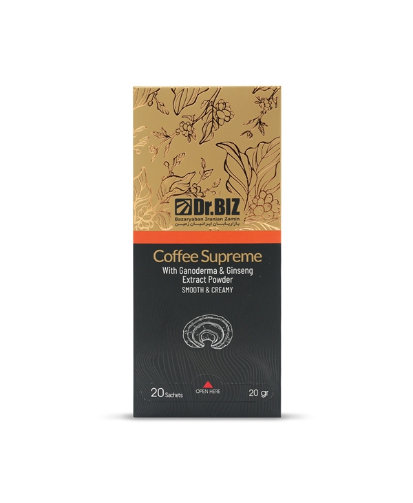 کافه سوپریم با قارچ گانودرما ۲۰ عددی دکتر بیز